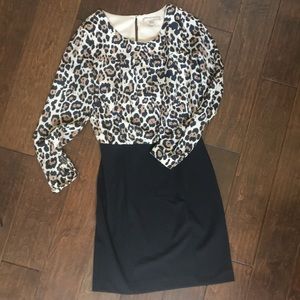 Animal Print Dress from Banana Republic